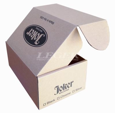 China Brown Corrugated Cardboard Boxes For Motorcycle Accessories Packaging for sale