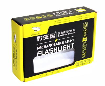 China Custom Printed Corrugated Boxes for Flashlight Packaging / Electric Torch Packaging for sale