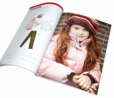 China Children Clothing Catalog Printing Services For Garments Promotion for sale