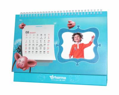 China Blue Color Printed Bulk Calendar Printing  For Children Fashion Company for sale