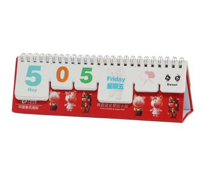 China Children Desk Calendar Printing Childen Fashion Brand Promotion Solution for sale