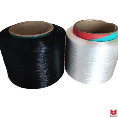 China High Tenacity 100% FDY Virgin Polypropylene Flat Yarn 900/1000/1250/2000/3000 Denier Twist Core Spun Yarn for sale