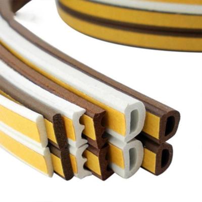 China Door and Window Rubber Seal Strip BROWN WHITHE for Weather Protection for sale