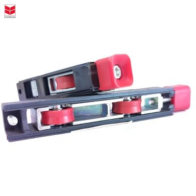 China Zinc Alloy Sliding Door And Window Roller Custom with Black Frame for sale