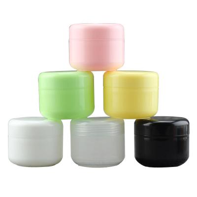 China Eco-friendly PP cream jars 100g empty cosmetic jars bottles and jars fashionable eco-friendly plastic package skin care cosmetic cream 100pcs for sale