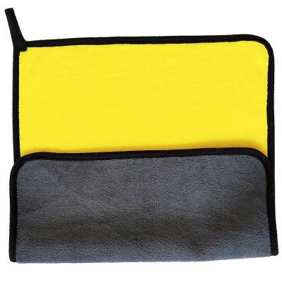 China Polishing Polishing Drying Cleaning Cloth Detailing Small 40*40cm Car Care Wax Extra Thick Plush Fluffy Car Wash 600 GSM Microfiber Towel for sale