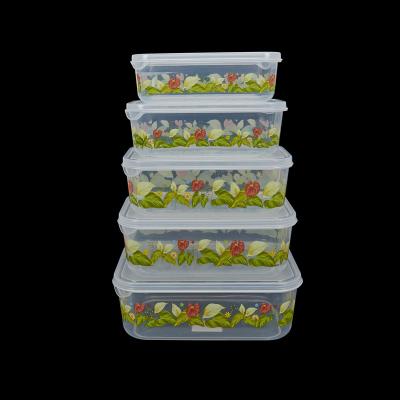 China Sustainable Wholesale Biodegradable Compostable Plastic Food Containers Crisper Box With Different Size for sale