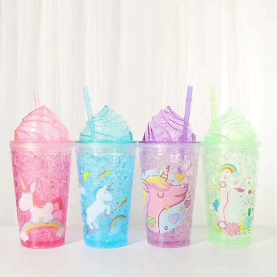 China Summer viable wholesale reusable plastic cup PS plastic cup 450ml mini plastic cup for sale