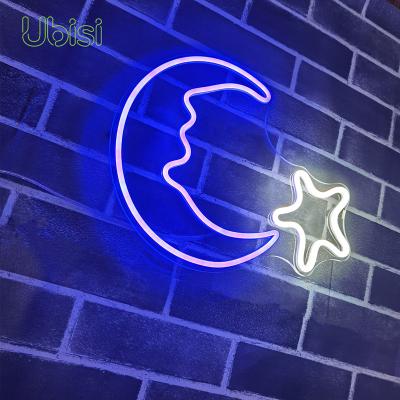 China Mall Schools Stores Good Quality DIY Home Cheap Neon Signs Moon Neon Light for Bar Stores Home Event and Party for sale