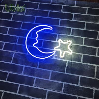 China Hot Sale Chinese Factory DIY Neon Signs Home Mall Schools Shops Moon Rbg Neon Light For Home Bar Shops Event And Party for sale