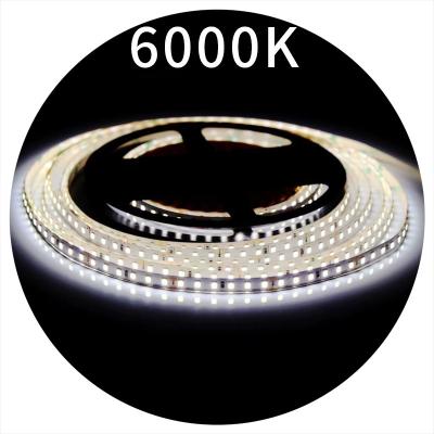 China Soft Light/Solid Light Led Strip Light Waterproof Flexible Cold White Led Strip Light 24V 2835 6000K 120Led S/m IP65 for sale