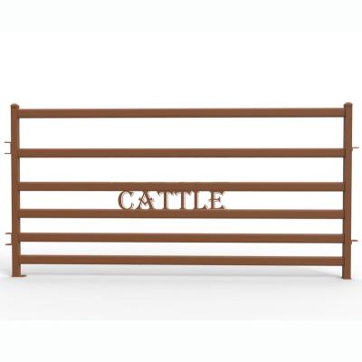 China Hot Selling Heavy Duty Cattle Corral Ranch Obstacle Barrier Arena Sheep Easily Gathered Lay Corral Tube Rancher Classic Board for sale