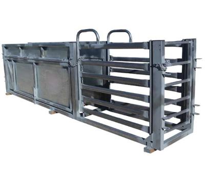 China Livestock Farm Lamb Weigher Jib Straight Single Boom Sheep Adjustable Jest Crate 5 Way 3 Way V Draft Drafting SIDE Module for sale