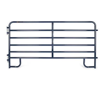 China Easily Assembled Hot Selling Heavy Duty Cattle Corral Ranch Barrier Arena 6 Rail Heavy Duty Cattle Range Corral Tube Range Classic Panels for sale