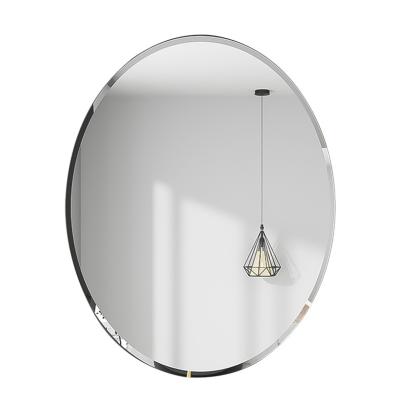 China Modern Decorative Frameless Wall Mounted Circular Bathroom Mirror European Home Decoration for sale