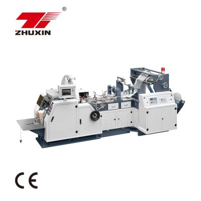 China Fully Automatic High Speed ​​Flat Bottom Paper Bag Making Machine for sale