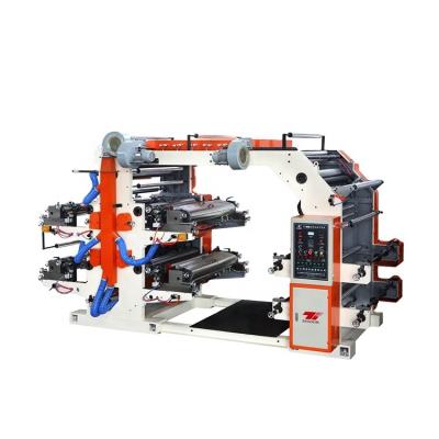 China Hotels zhuxin High Speed ​​Logo 4 Color Flexographic Printing Machinery for sale