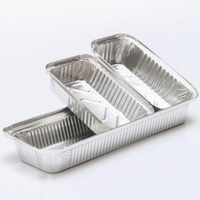 China Traditional Cheap Disposable Pan Hot Sale Slivery Kitchen Use Food Grade Disposable Pan for sale