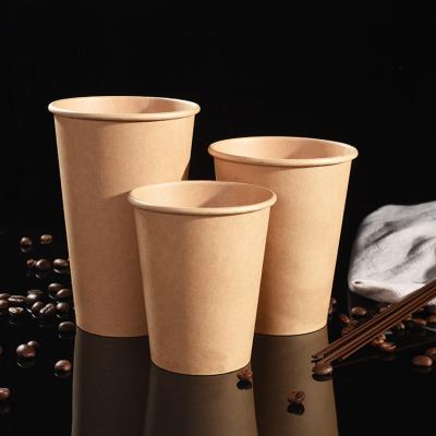 China Disposable Biodegradable Compostable Recyclable Take Away White Bagasse Craft Kraft Paper Soup Bowl Hot Cup With PP Lid for sale