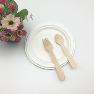 China Disposable 9 Inch Round Biodegradable Dish Eco-Friendly Tableware Disposable Biodegradable Sugar Cane Pulp for sale