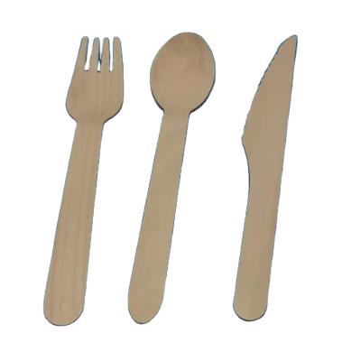 China Eco-Friendly Disposable Eco-Friendly Disposable Wooden Tableware 16CM Wooden Tableware Spoon And Paper Napkin Set for sale