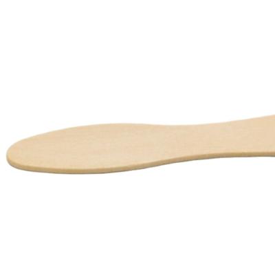 China Sustainable High Quality Merchant Direct Sales Primary Color Disposable Wooden Ice Cream Scoop for sale