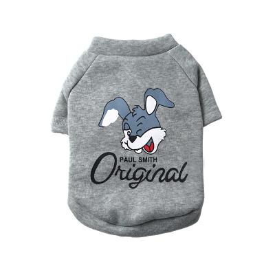 China Viable Wholesale Multi-colors Soft Gray Plain Pet Clothes Black Dog Plain T-shirts for sale