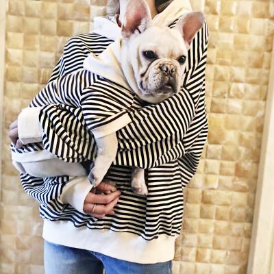 China Viable Wholesale Fashion Pet Cat Dog Hoodie Parentage Clothes High Quality Family Equipment for sale