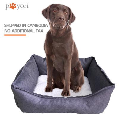 China Comfortable Concise Pet Dog Kennel Quadrate High Grade Deep Sleep Breathable Nest Cat Nest for sale