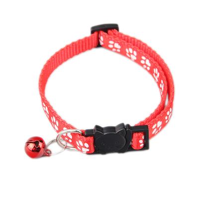 China Large Design Custom Pet Puppy and Cat Collar Adjustable Soft Pet Nylon Collar for sale