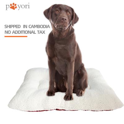 China Breathable Comfort Dog Bed Non - Slip Bottom Recycled Standard Durable Round Pet Cushion for sale