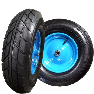 China Hotels 8inch 10inch 13inch 14inch 16inch Wheel Barrow Pneumatic Rubber Tire For Wheelbarrow 2.50-4 3.00-8 3.50-8 4.00-8 for sale