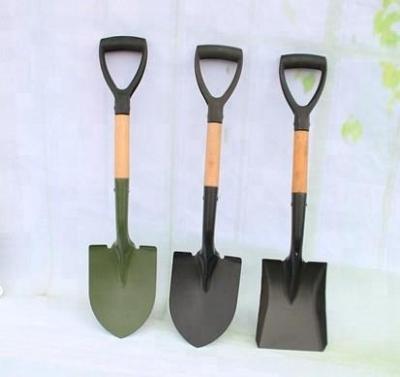 China Eco - Friendly Garden Shovel With Carbon Steel Head And Wooden Handle for sale