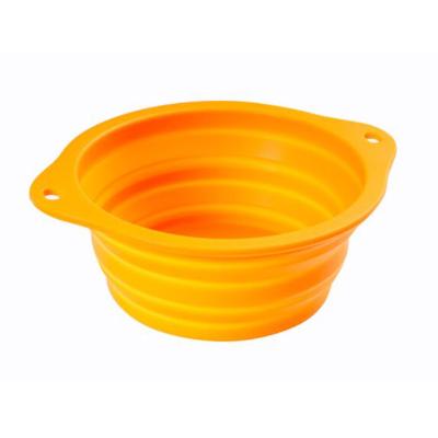 China Sustainable Food Grade BPA Free High Quality Silicone Feeding Collapsible Pet Bowl for sale