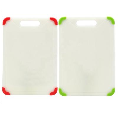 China Sustainable Design PP Plastic Kitchen Non-Slip ECO Cutting Board for sale