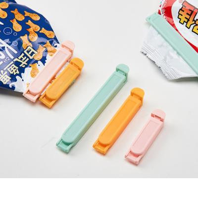 China New Beautiful Macaron Color Food Sustainable Storage Bag Sealing Clips for sale