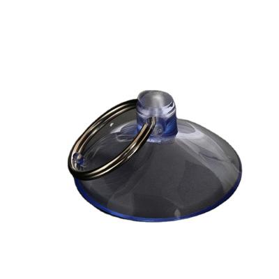 China Eco - Friendly Transparent PVC Vacuum Suction Cup Metal Detachable Hooks for sale