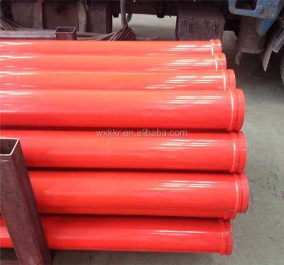 China Construction worksÂ   pipe/tube for schwing twin wall/single wall concrete pump flow rate for sale