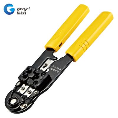 China Modular Network 210 Multifunctional Cable Plug Hand Crimp Tool Available For Round Cable GL-1084 for sale