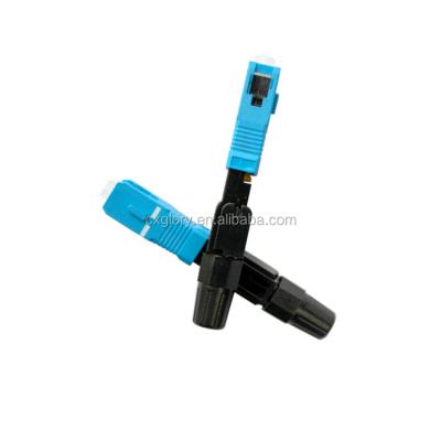 China Telecom SC UPC Fast Fiber Optic Fast Connectors FTTH Interfaces Cable SC Fiber Optic Fast Connector for sale