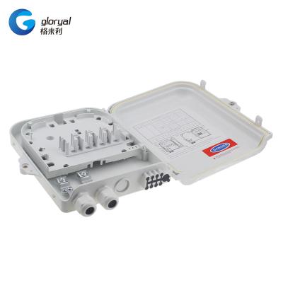 China Fiber Cabling IP65 Waterproof Mini Fiber Optic Distribution Box 8 Core ftth Termination Box for sale