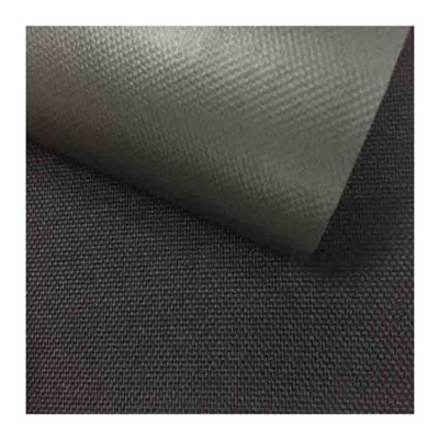 China PVC Coated Polyester Clothing Fabric Plain Mesh Handbag Black 600d Oxford Fabric for sale