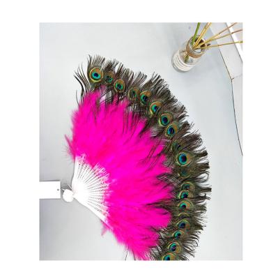 China Handmade Earrings Jewelry Props Flower Arrangement Peacock Feathers for sale