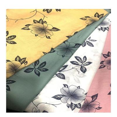 China Bamboo Polyester Cotton Fabric Plant Pattern Printing Plain Classic Fabric for sale