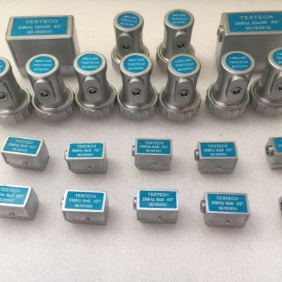 China Single Angle Steel Crystal Transducers Industrial Ultrasonic Beam For NDT Equipment for sale