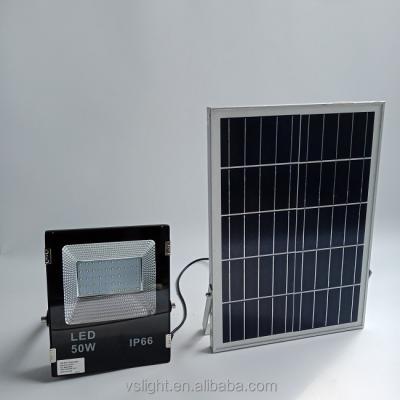 China Garden Dongguan Solar Floodlight IP66 30w 50w 100w Outdoor Solar Fill Slim Led Flood Light for sale