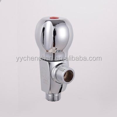 China Traditional Watermelon Shaped Brass Angle Valve Handle Tightly for sale