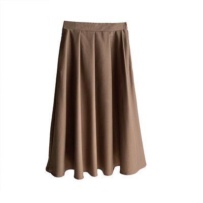 China Elegant Loose Mult Viable Pleated Long Skirts Women's A-Line Skirts for sale