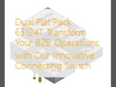Dual Flat Pack 63124T Transform Your B2B Operations with Our Innovative Connecting Switch