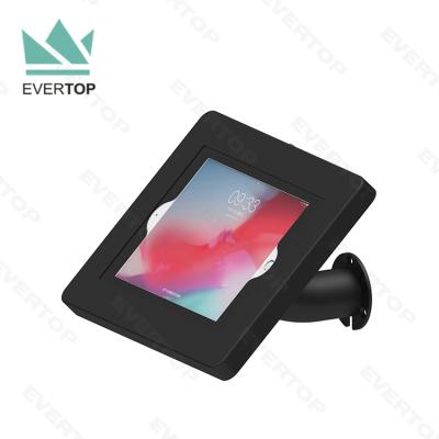 China Steel with Powder Coating LSW10-C Curved Neck Safe Locking Tablet Kiosk Wall Mount, Universal Wall Mount Kiosk for Tablet for for iPad/Android/Surface for sale